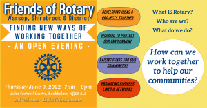 Friends of Rotary Open Evening & Launch Event